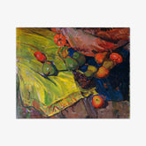 Still life with fruits on green cloth by Anton Faistauer - thumbnail_0_nf_673dc1425e0c5e198f5ec755